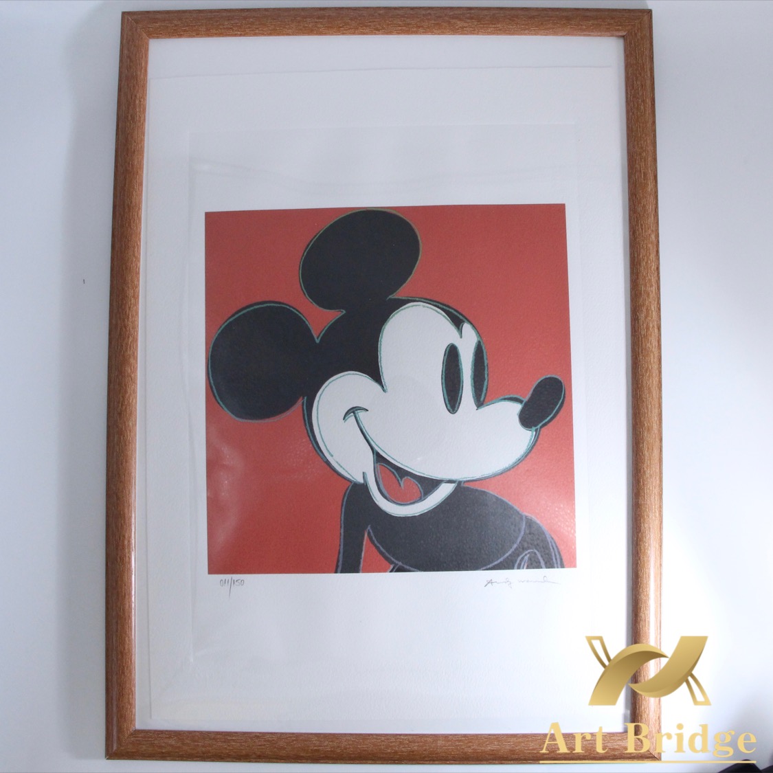 絵画】Andy Warhol アンディウォーホル Mickey Mouse ミッキーマウス 