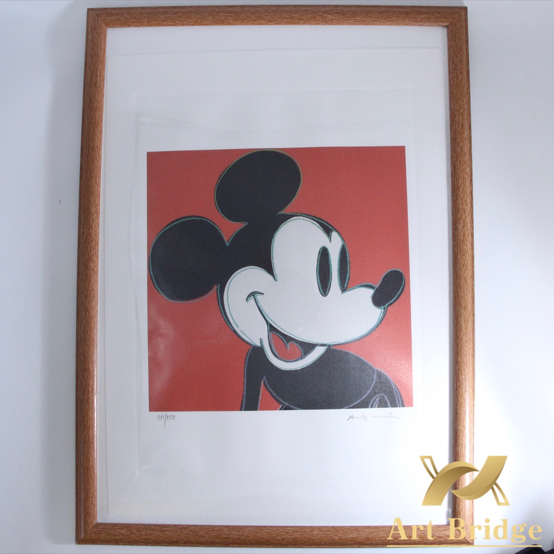 絵画】Andy Warhol アンディウォーホル Mickey Mouse ミッキーマウス