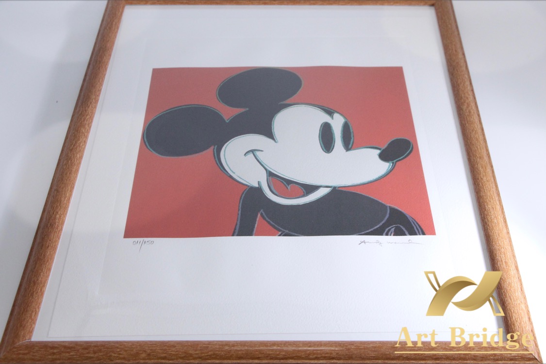 絵画】Andy Warhol アンディウォーホル Mickey Mouse ミッキーマウス ...